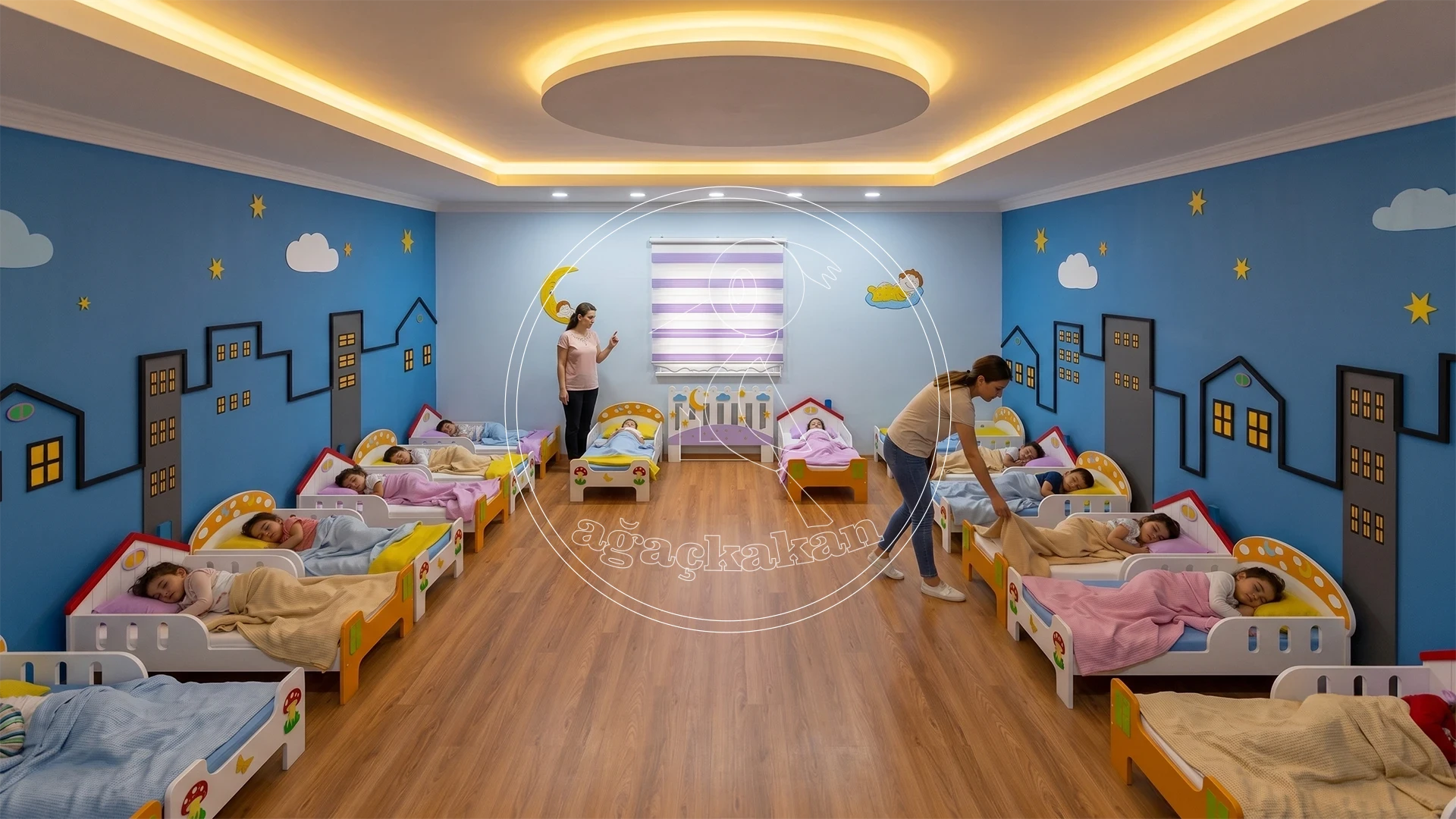 Çatılı & Mantar Başlıklı Uyku Odası